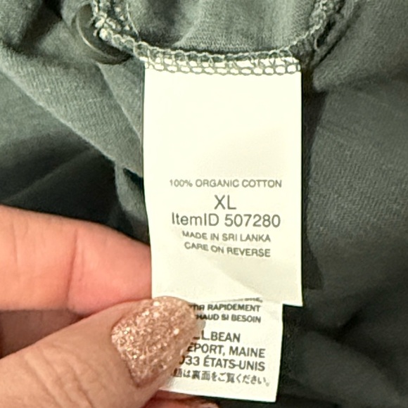 L.L. Bean Men's Casual Shadow Green SS Polo Size XL Tall - Picture 7 of 10